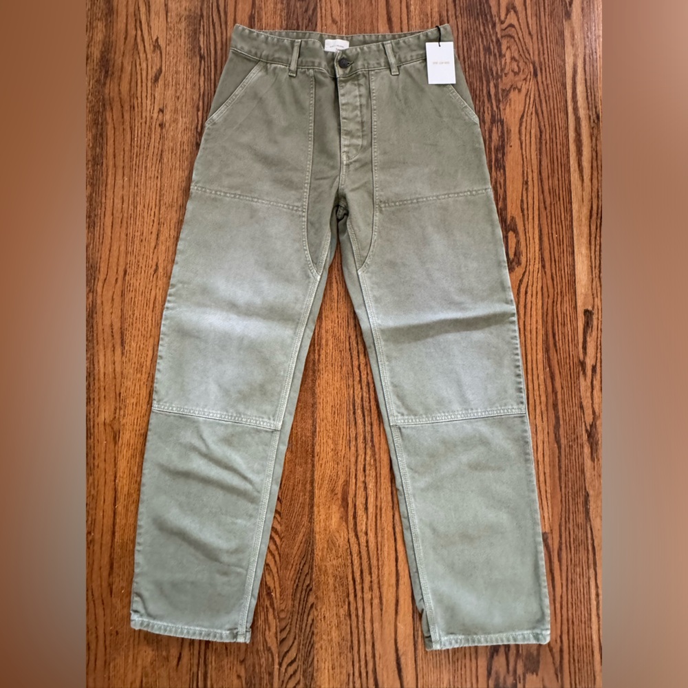 Amie Leon Dore Fall/Winter 2024 Garment dyed double knee carpenter pant.